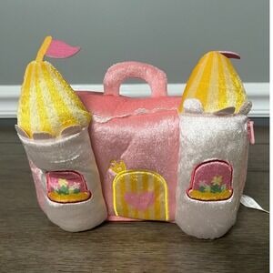 OUOZZ Princess Castle Plush Playset with‎ Doll Unicorn Wand Rose